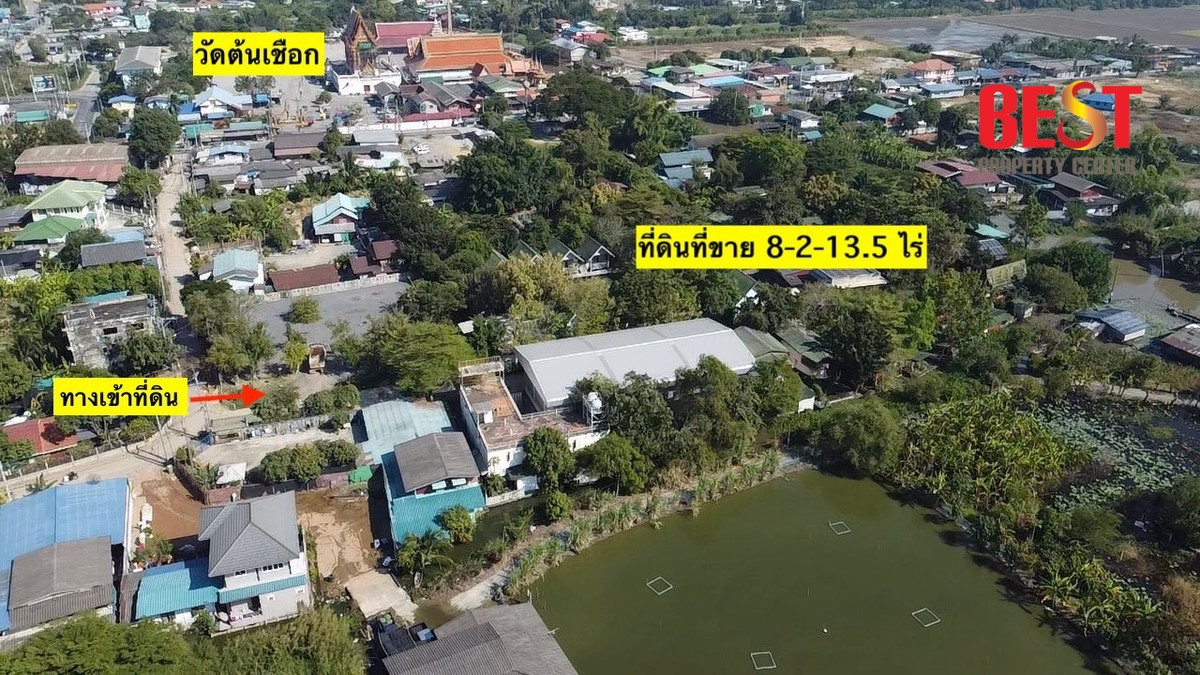 ให้เช่า ที่ดินริมแม่น้ำบางใหญ่ พร้อมสิ่งปลูกสร้าง เหมาะทำ Wellness / Resort  หรือ บ้านเช่า หน้ากว้างติดแม่น้ำ 80 เมตร