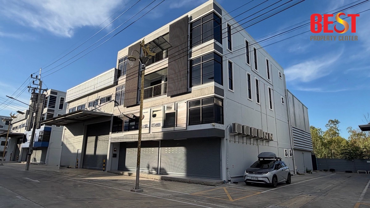 [ให้เช่า] คลังสินค้า พร้อม ออฟฟิศ 1,000 ตร.ม. โครงการ แอท สุวรรณภูมิ ติดถนนกิ่งแก้ว ใกล้สนามบินสุวรรณภูมิ