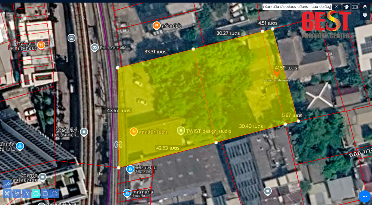 ขายที่ดิน ติดรถไฟฟ้า บางซ่อน แปลงมุม ขนาด เกือบ 2 ไร่ เหมาะสำหรับต่อยอดธุรกิจ ราคาต่อรองได้