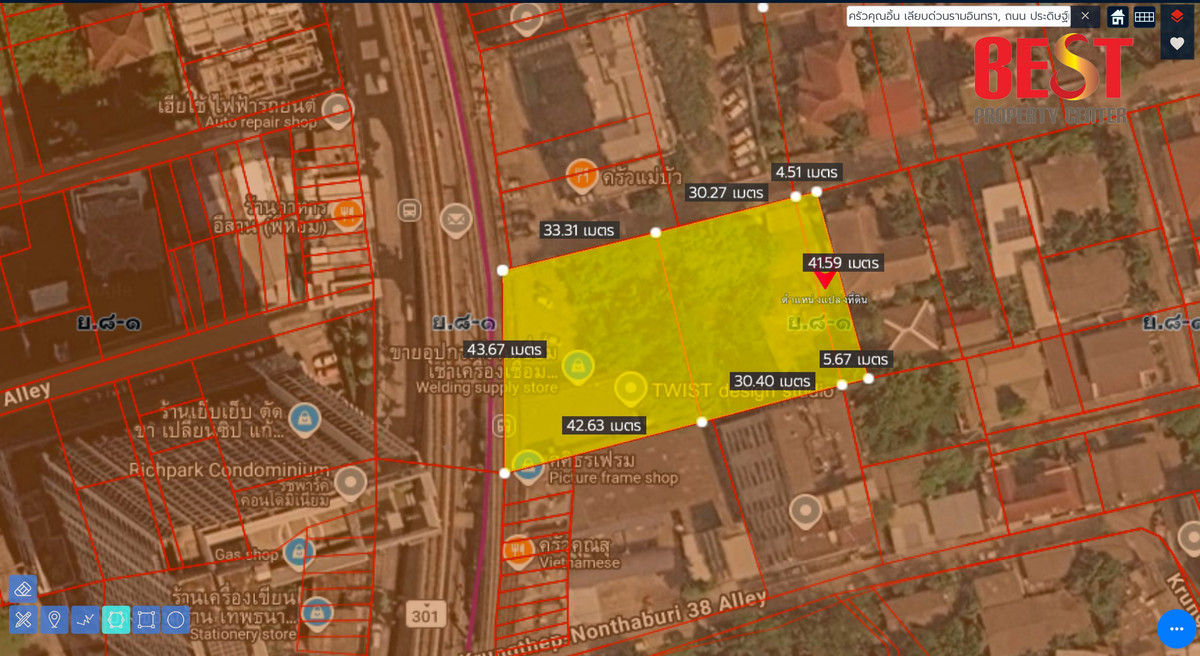 ขายที่ดิน ติดรถไฟฟ้า บางซ่อน แปลงมุม ขนาด เกือบ 2 ไร่ เหมาะสำหรับต่อยอดธุรกิจ ราคาต่อรองได้