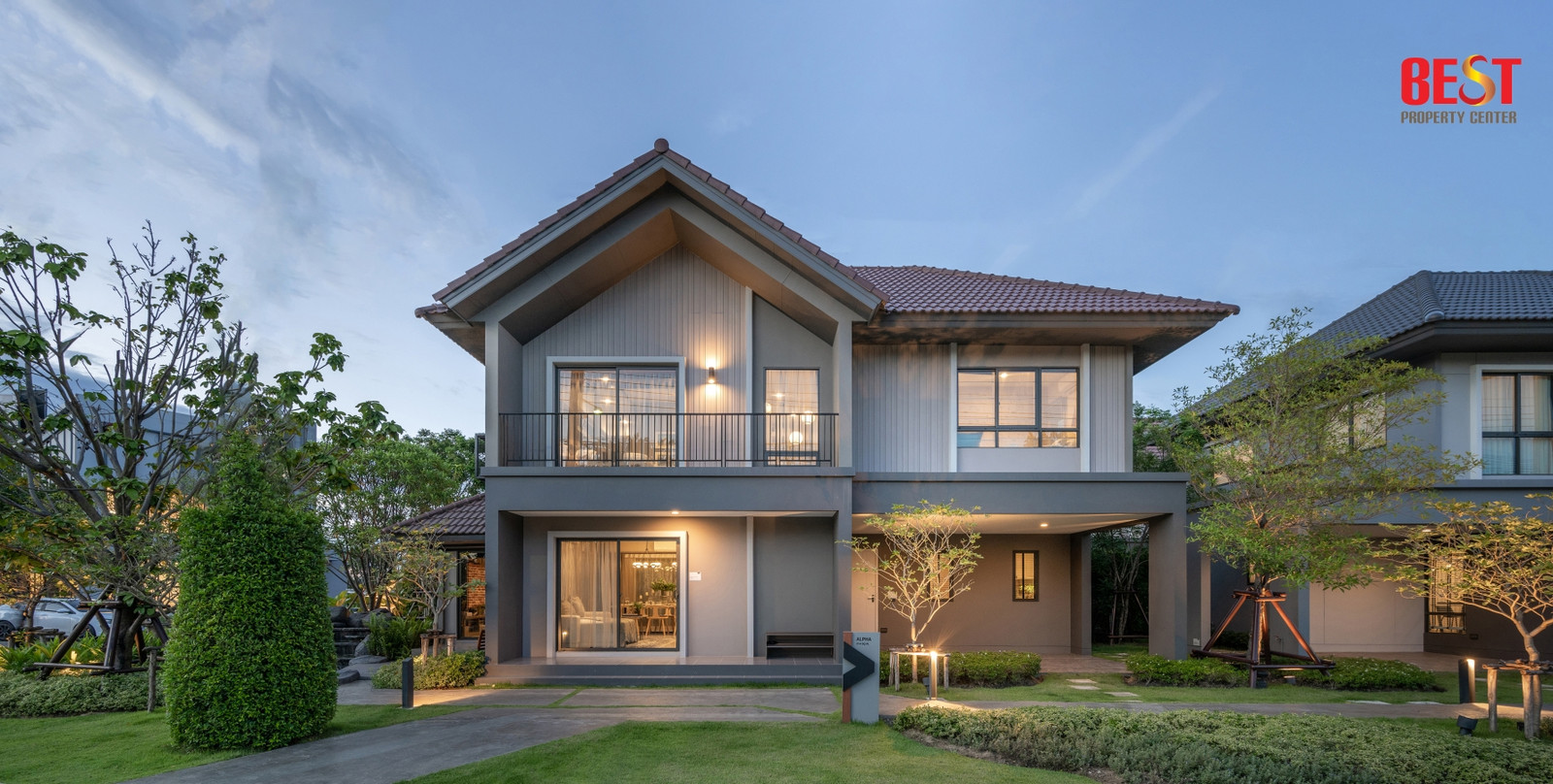 ขาย บ้านตัวอย่าง ให้หมดทุกอย่างในบ้าน โครงการ Pave Bangna ใกล้ ABAC บางนา และ ทางด่วนบูรพาวิถี