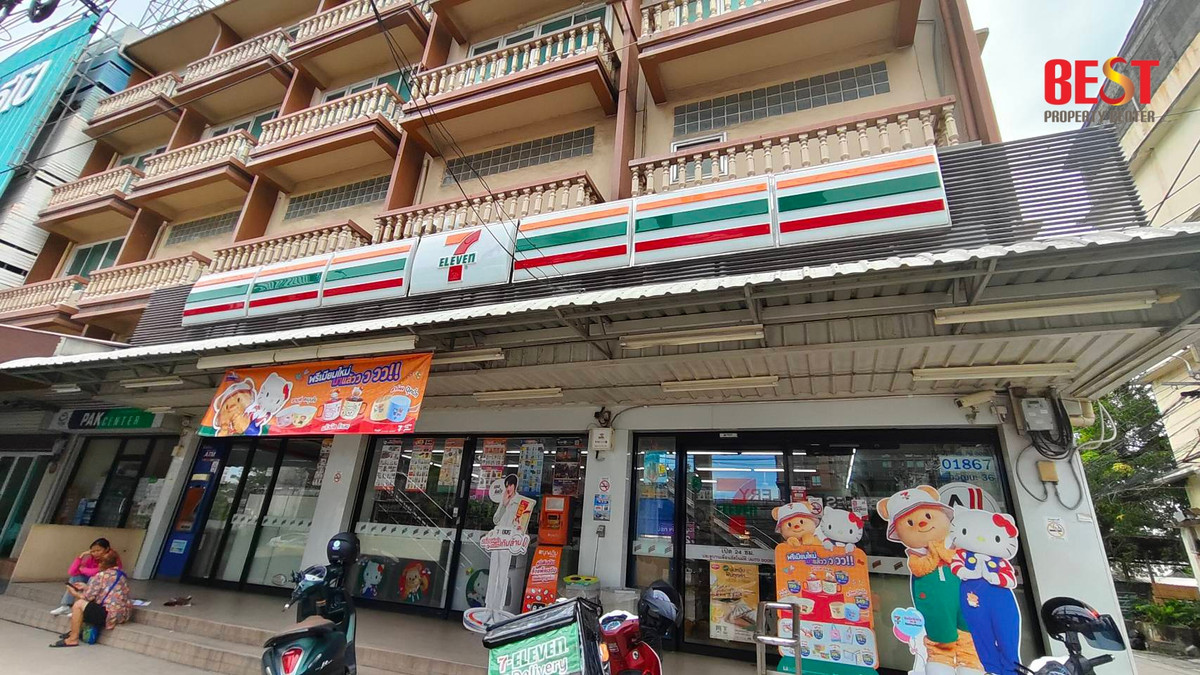 ขายอาคารพาณิชย์พร้อมกิจการ 7-11 ติดถนนใหญ่ หน้าปากซอยแจ้งวัฒนะ - ปากเกร็ด 36 ใกล้รถไฟฟ้า