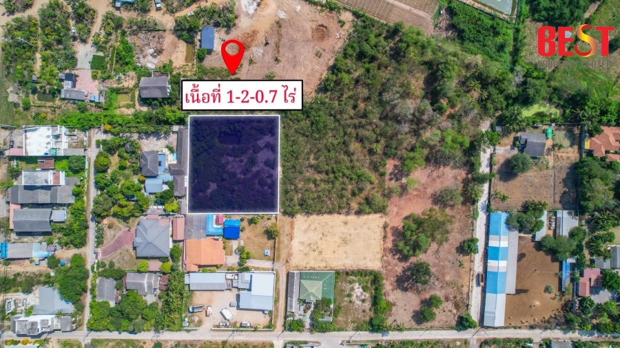 ขายที่ดินเปล่า แปลงสวย ใกล้ถนนเพชรเกษม บ้านหนองหอย ปราณบุรี ประจวบคีรีขันธ์ เหมาะสร้างบ้านพัก ขายถูกๆ