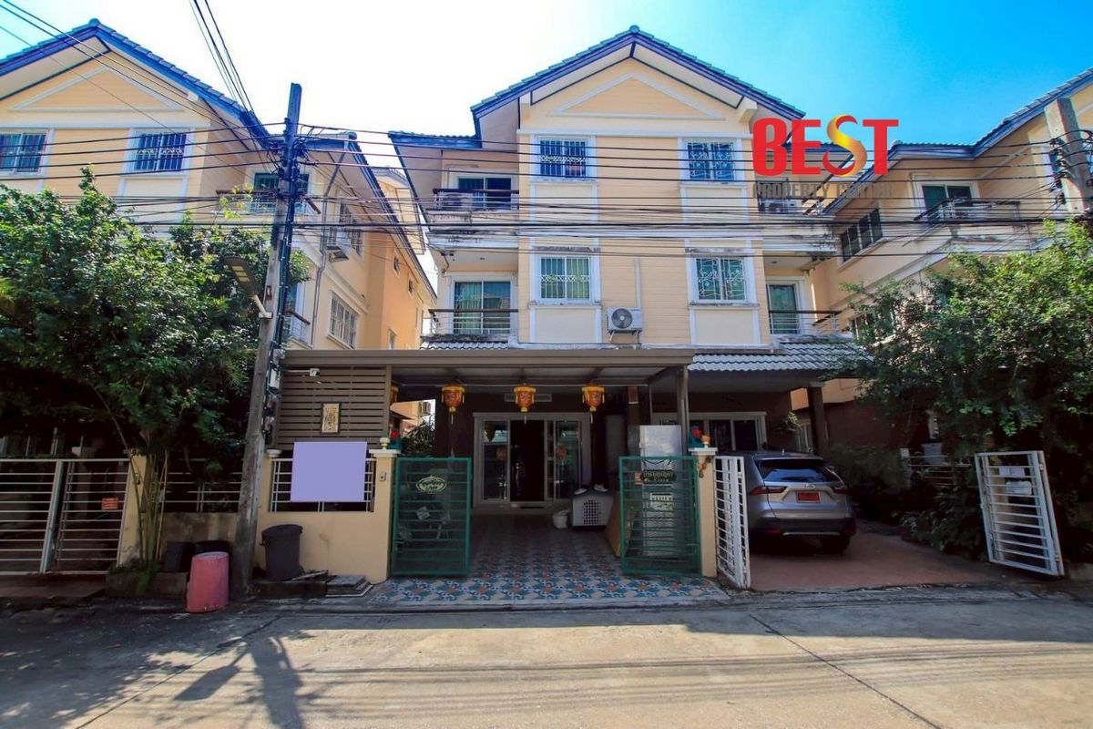 ขาย ทาวน์โฮม 3 ชั้น พื้นที่ใช้สอยใหญ่เท่าบ้านเดี่ยว หมู่บ้าน อิ่มอัมพร 1 ซอยจรัญฯ 13 เพียง 4.19 ล้านเท่านั้น!